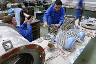 在福莱姆进行大修